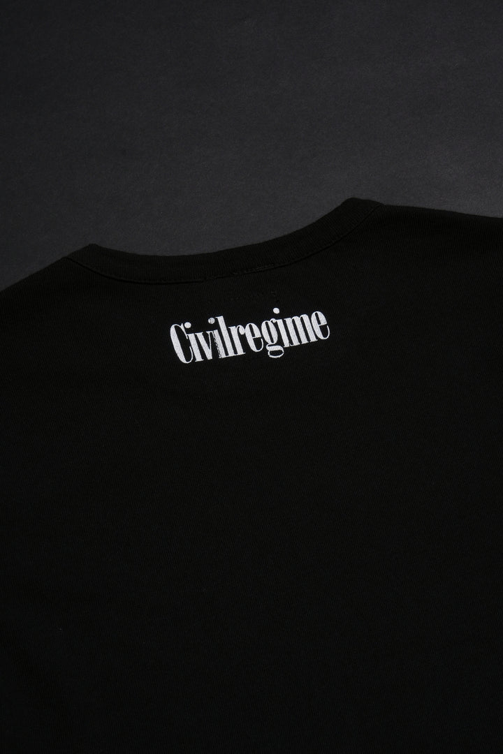 Concrete Sin Baby Tee in Black