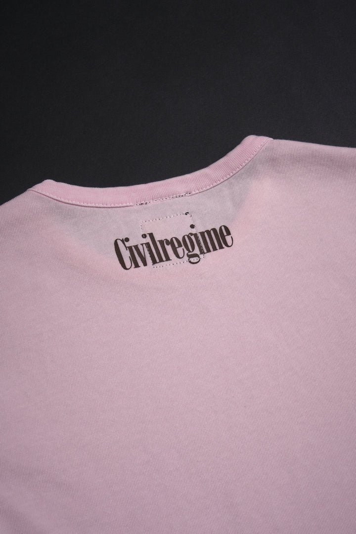 Concrete Sin Baby Tee in Sun Wash Baby Pink