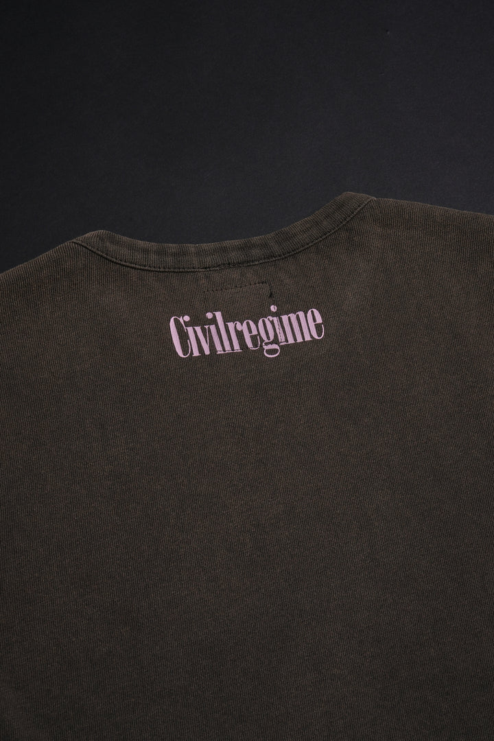 Concrete Sin Baby Tee in Sun Wash Brown