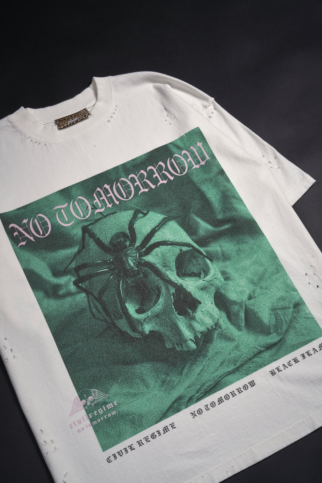 Crawling Out FMR Tee in Bleached Ivory
