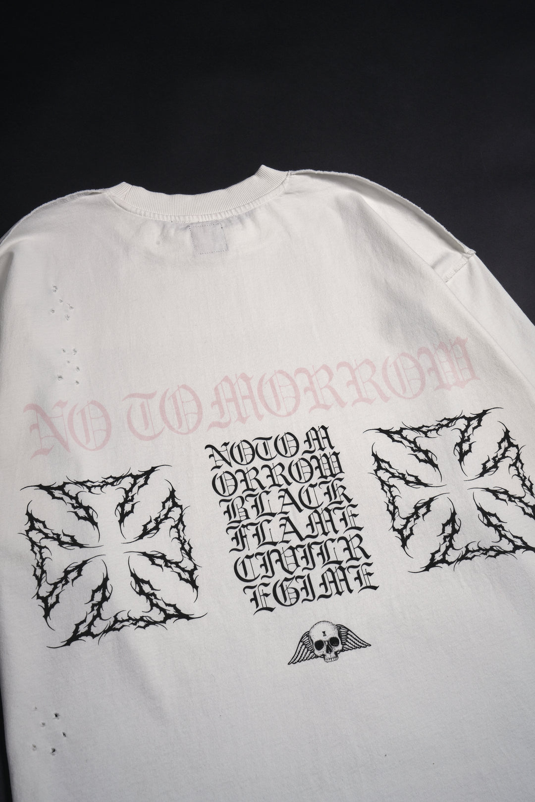 Crawling Out FMR Tee in Bleached Ivory