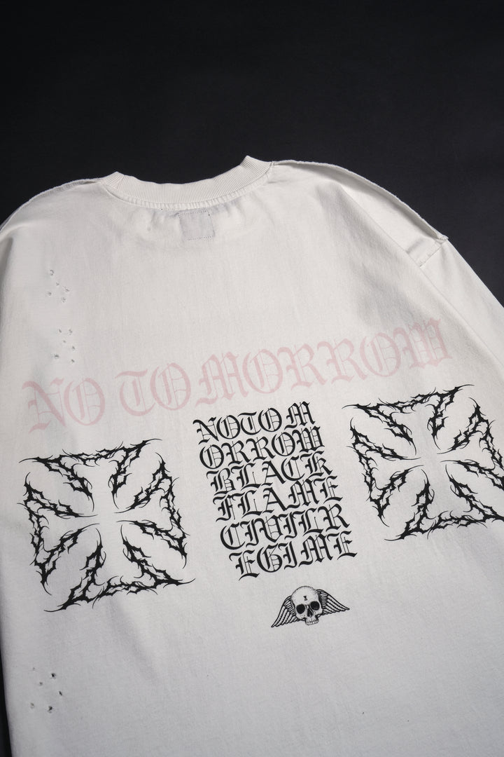 Crawling Out FMR Tee in Bleached Ivory