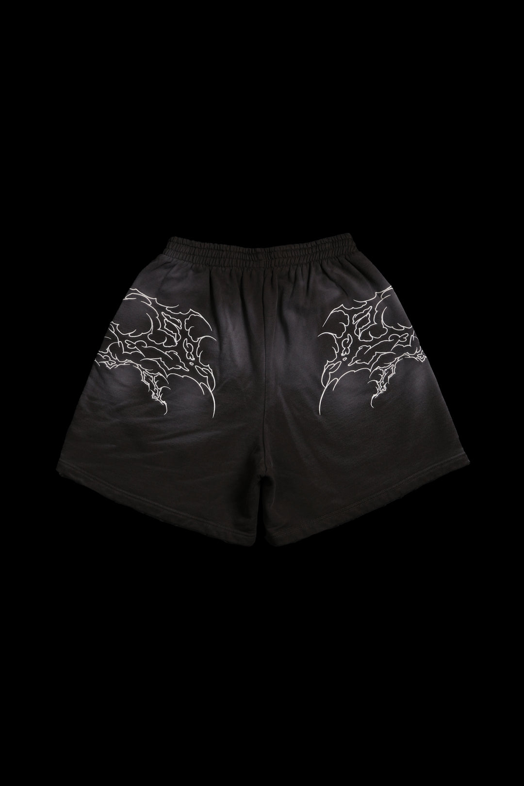 LWO x Civil Thorns Baggy Shorts in Spray Wash Brown