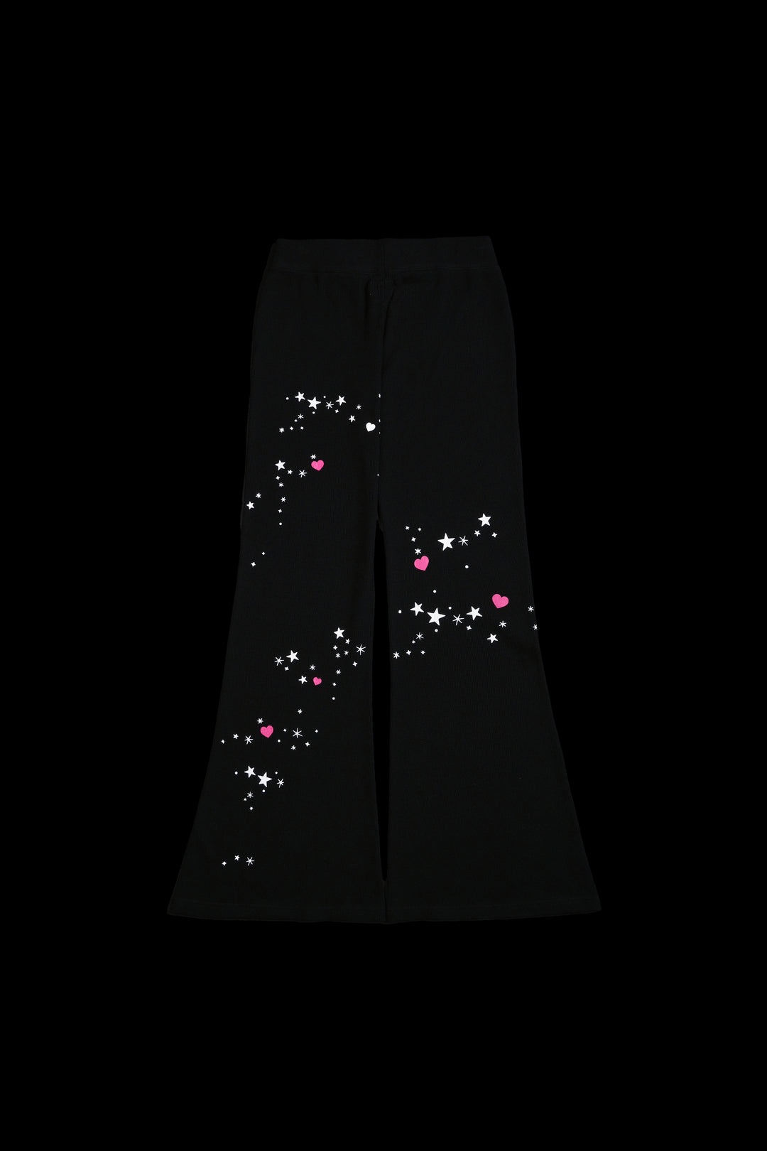 Contamination Waffle Thermal Flared Leggings in Black