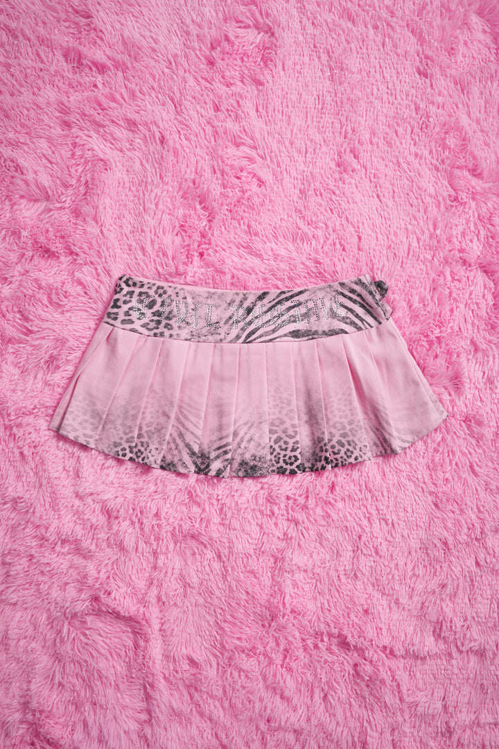 Detention Doll Mini Pleated Skirt in Baby Pink