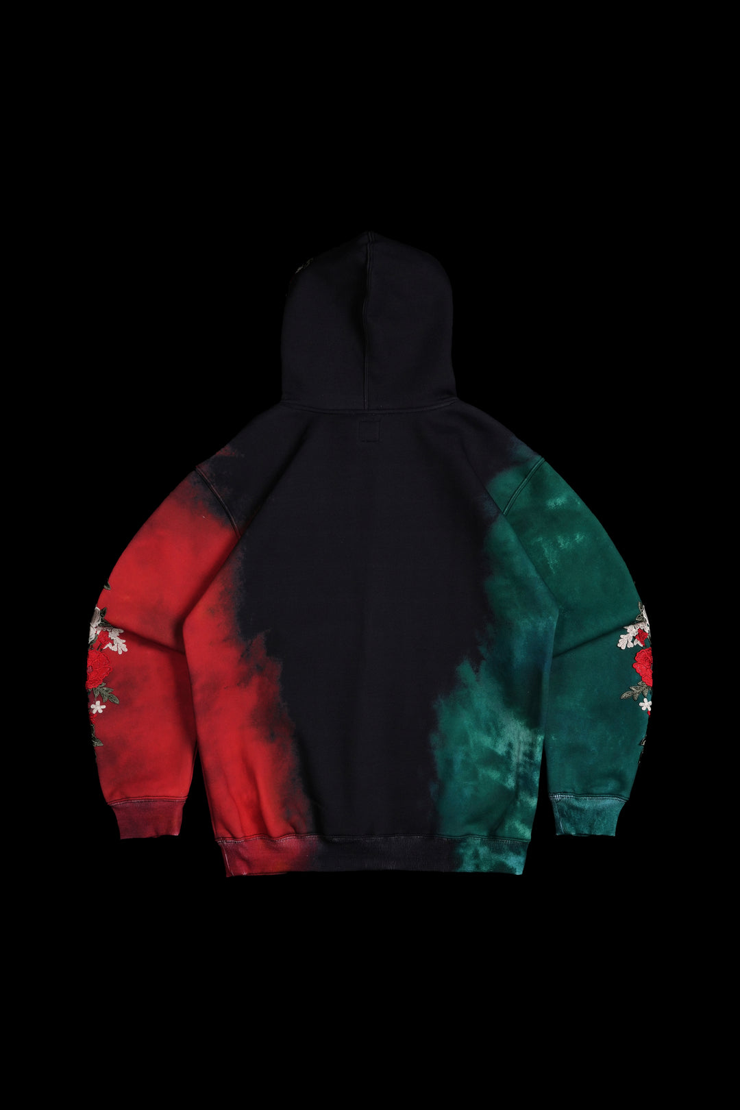 (THIS SHIIIII FREEE!!) Viva La Rose Indie Classic Hoodie in Deep Green/Black/Radiant Red