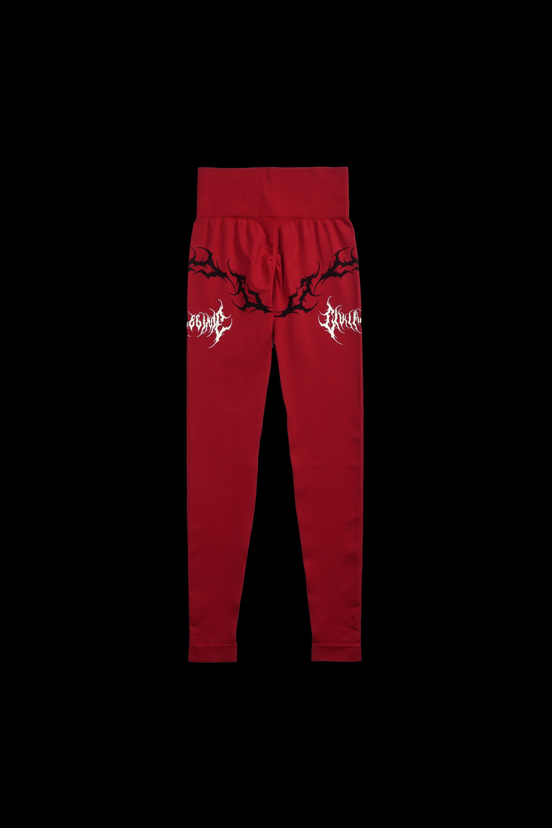 Revenge (V2) Kelly Seamless Scrunch Leggings in Deep Red