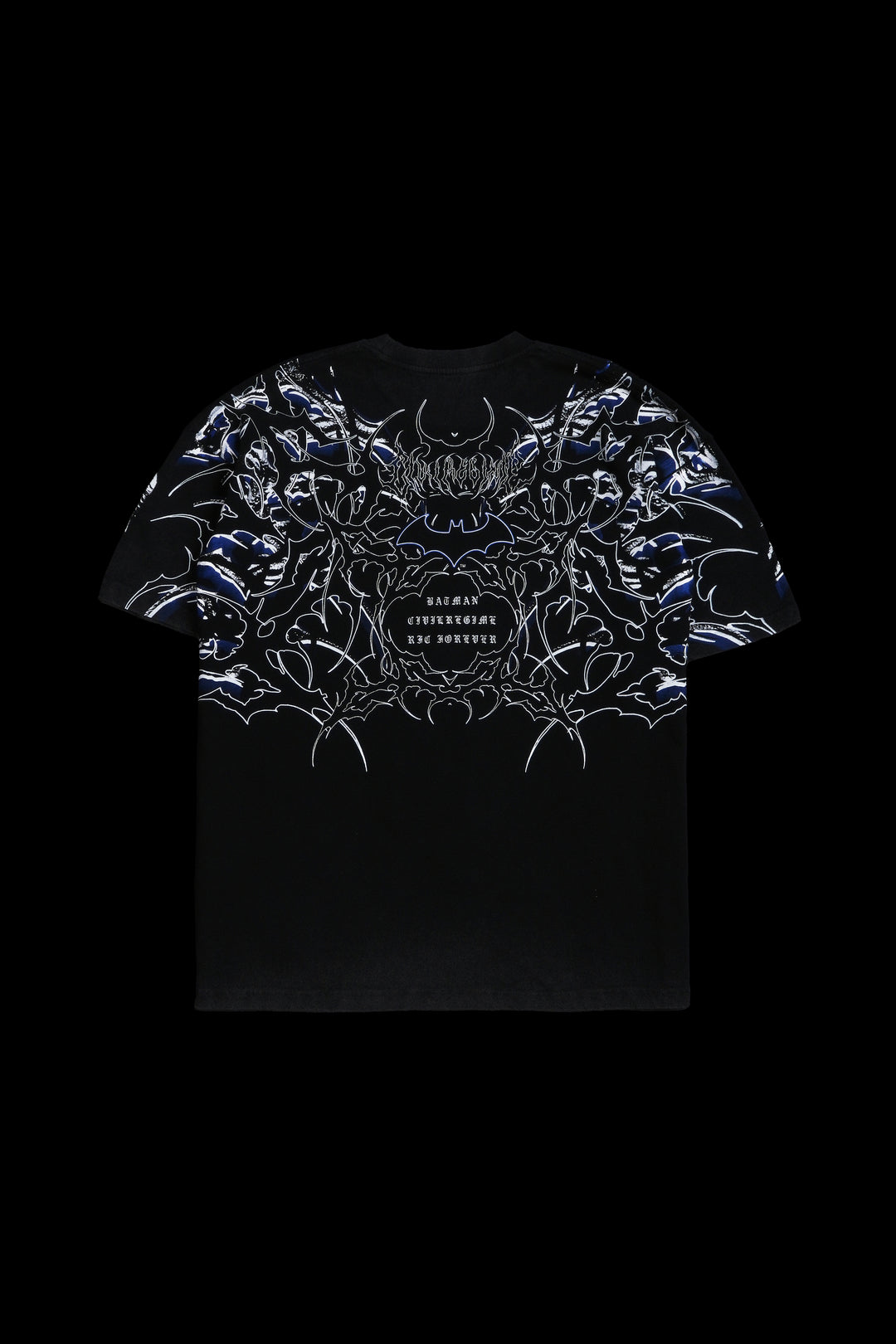 Throned Knight American Classic Oversized Tee in Vintage Black
