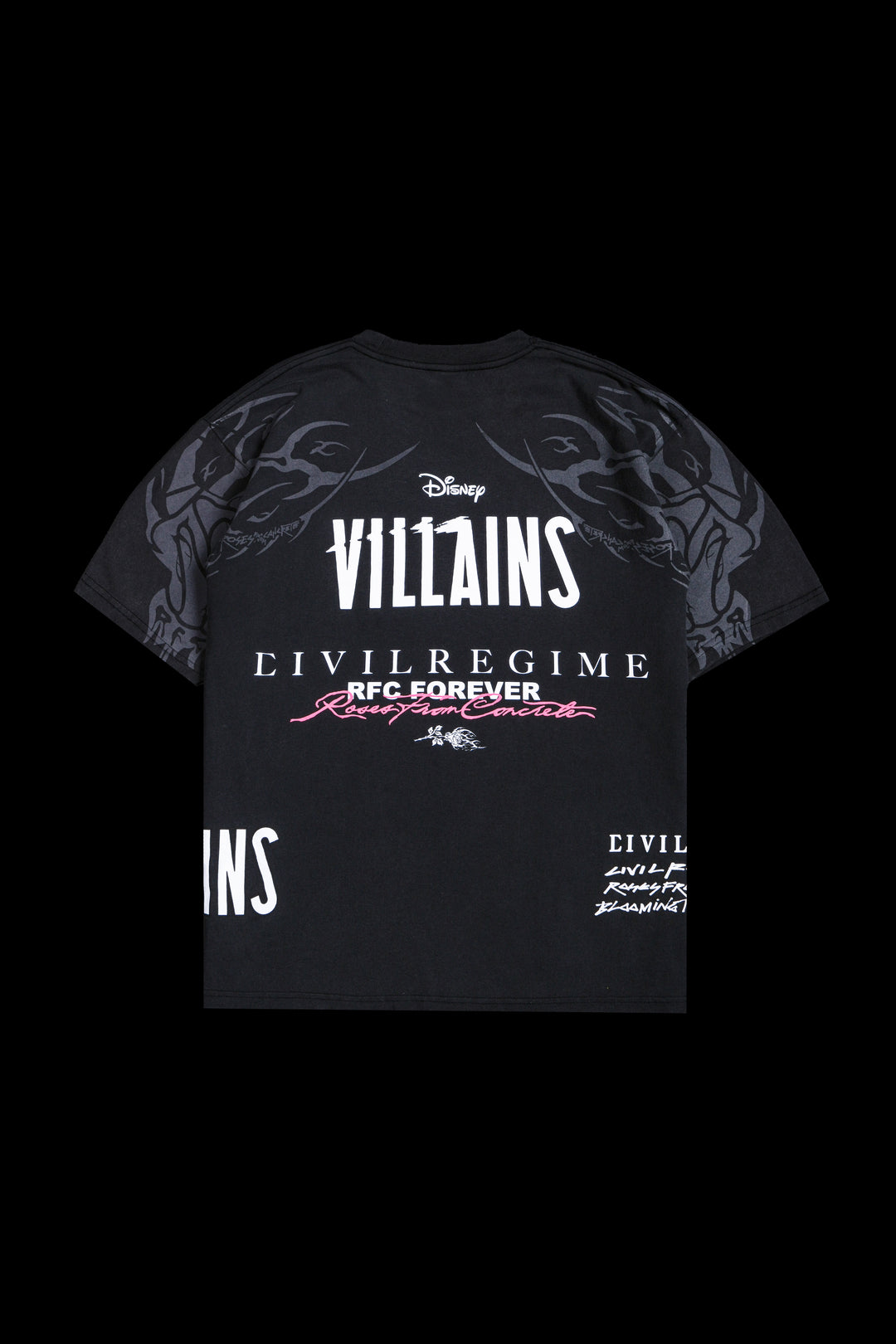 Devil Woman Boxy Tee in Vintage Black