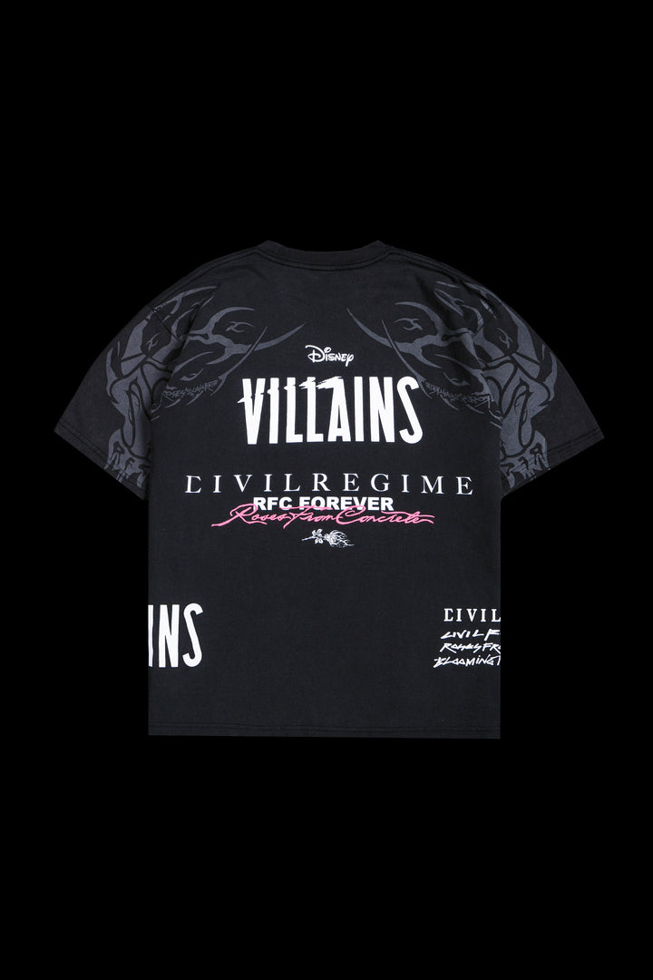 Devil Woman Boxy Tee in Vintage Black