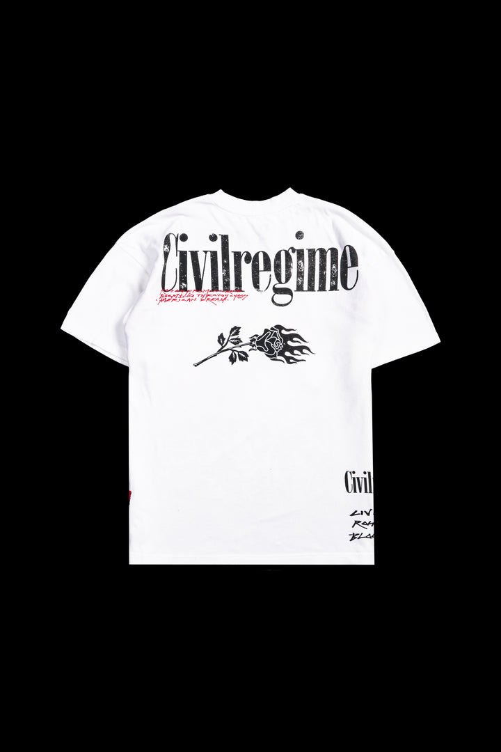 Pennywise Chaos American Classic Oversized Tee in Butter
