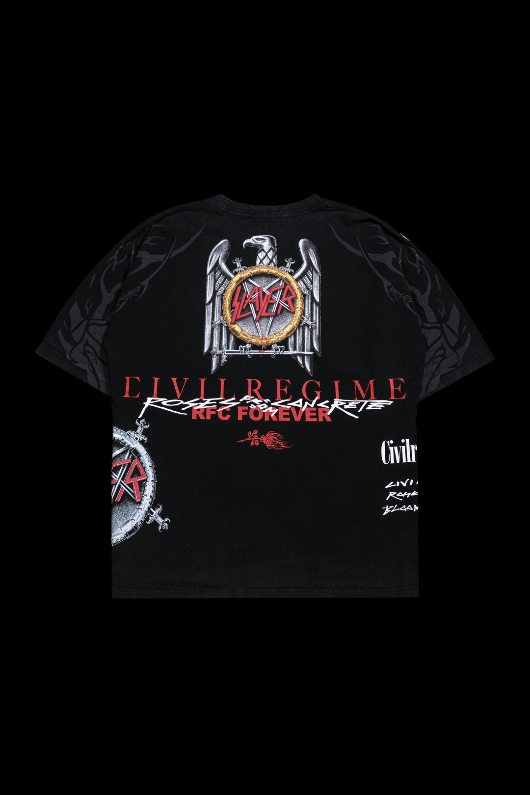 Show No Mercy SBS 199X Oversized Tee in Vintage Black