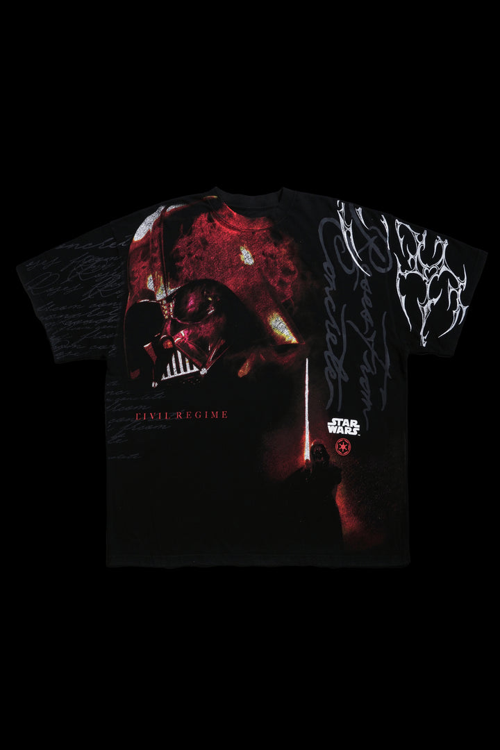 Rise From The Ashes American Classic Oversized Tee in Vintage Black