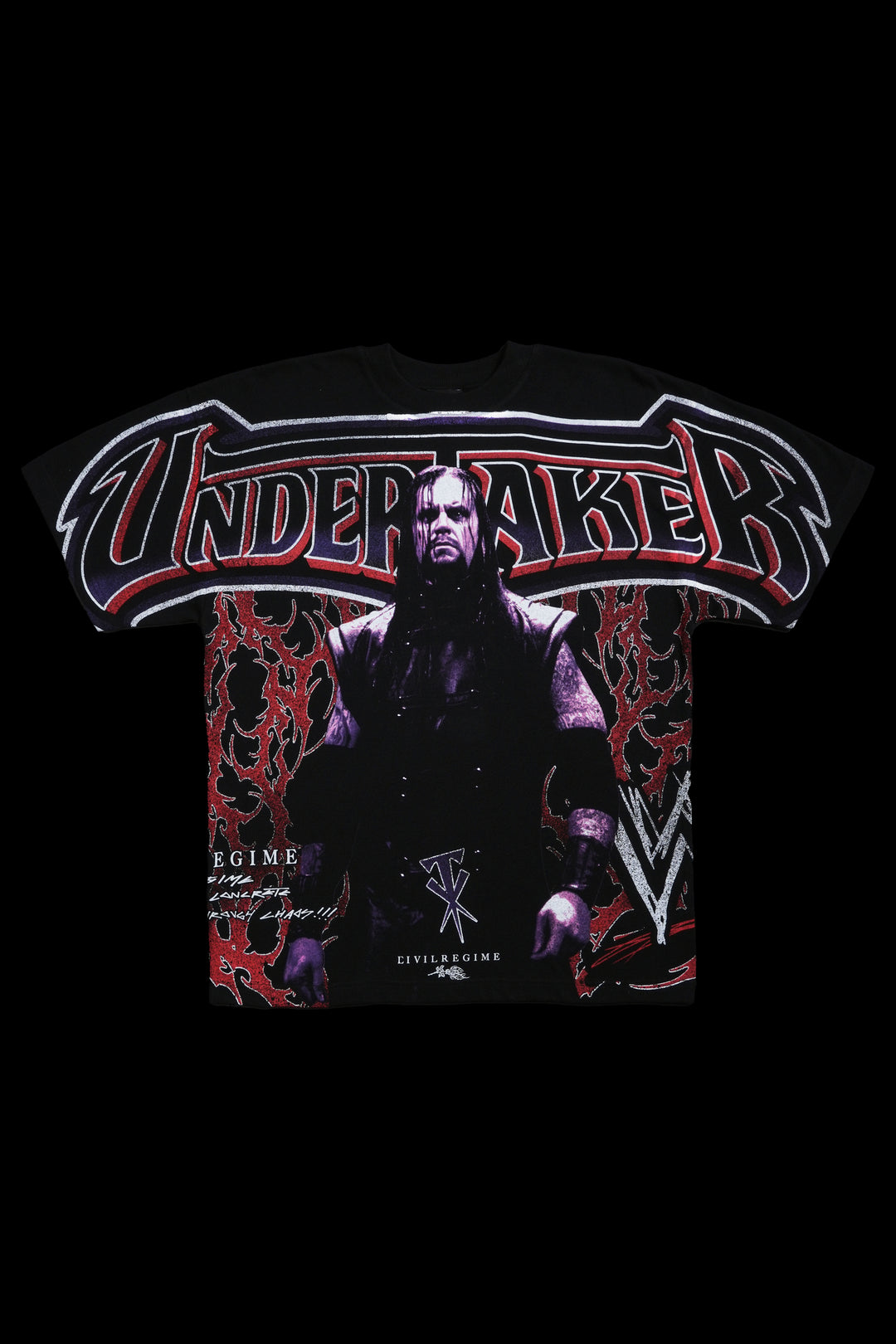 Deadman Warrior American Classic Oversized Tee in Black