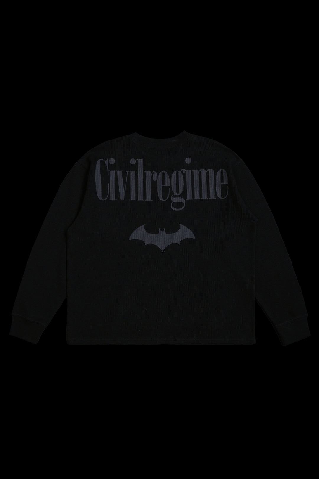 Cursed Night Obsidian Waffle Thermal in Black