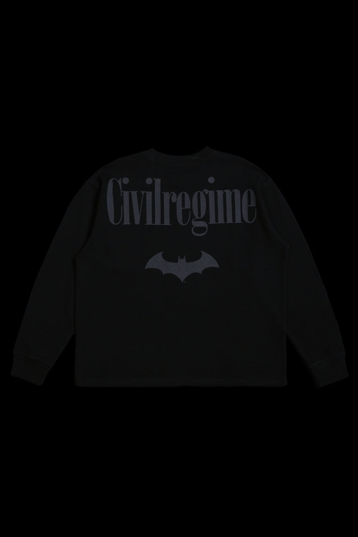 Cursed Night Obsidian Waffle Thermal in Black