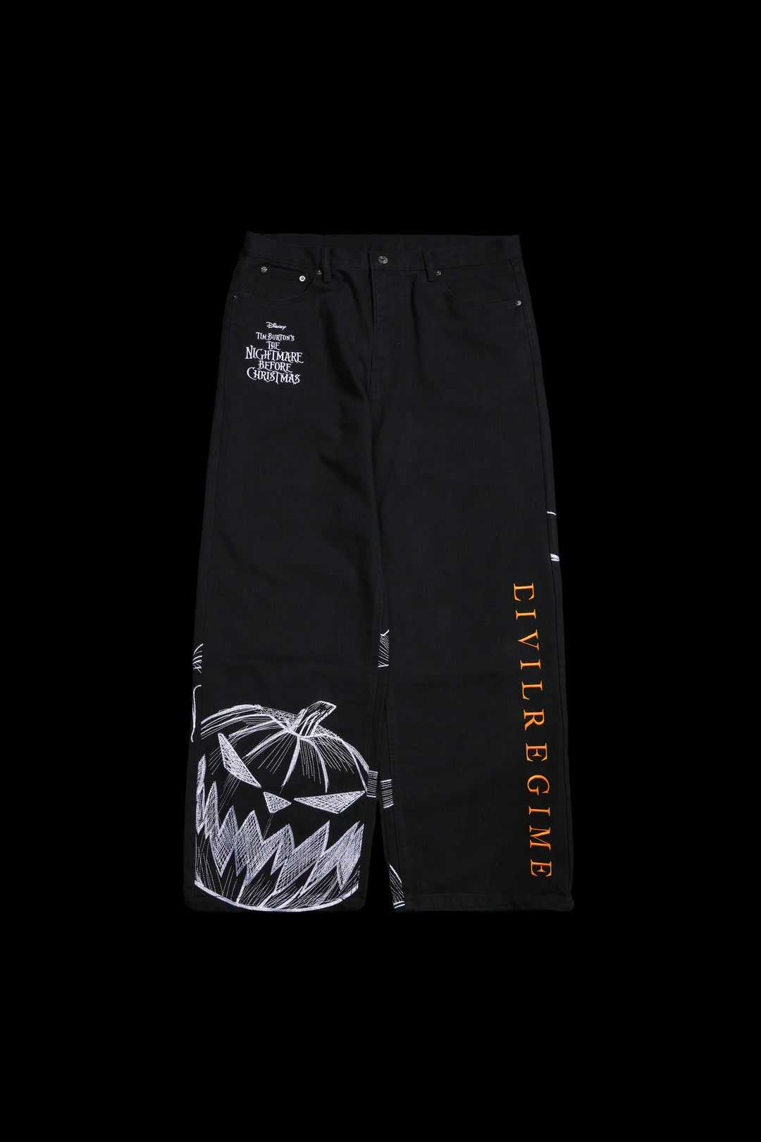 Pumpkin Freight Raw Denim Jeans in Black