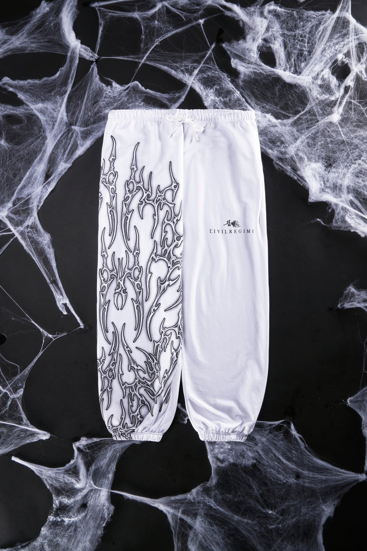 Nightfall Lounger Sweat Pants in White