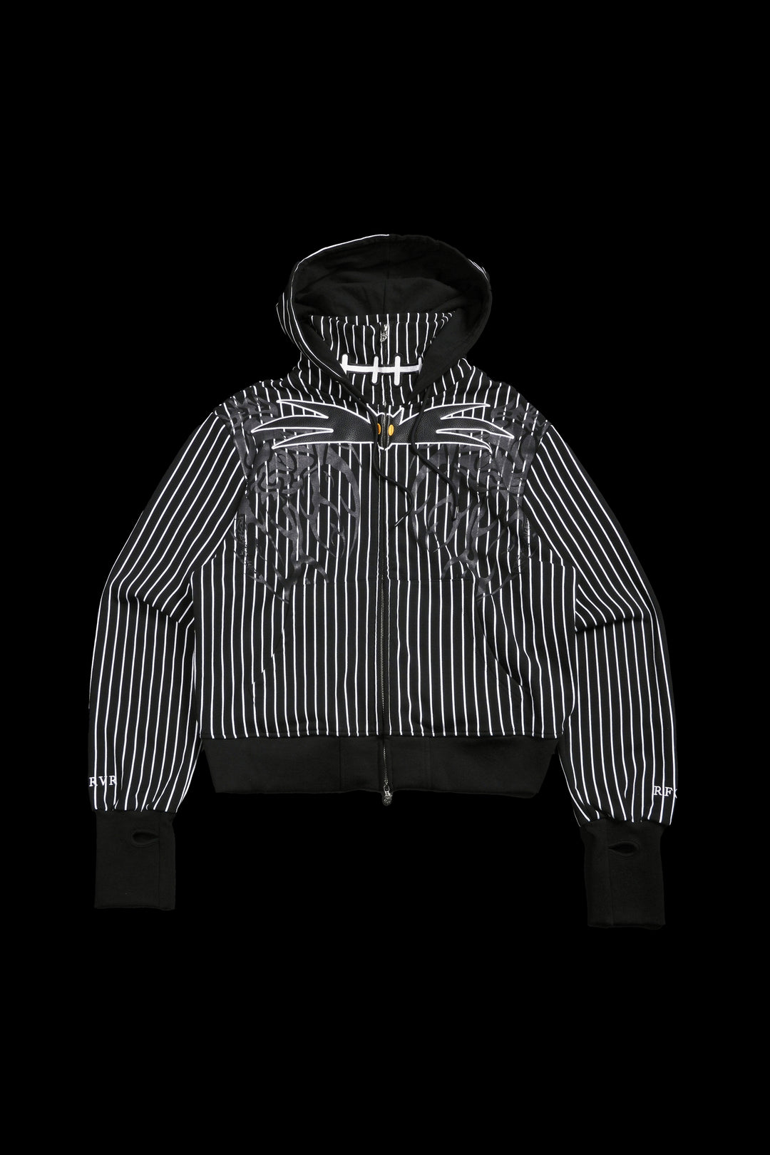 Knight Of Nightmares Civil Cowl Zip Up Hoodie V2 in Black
