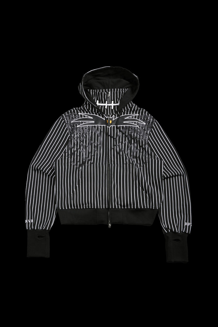 Knight Of Nightmares Civil Cowl Zip Up Hoodie V2 in Black