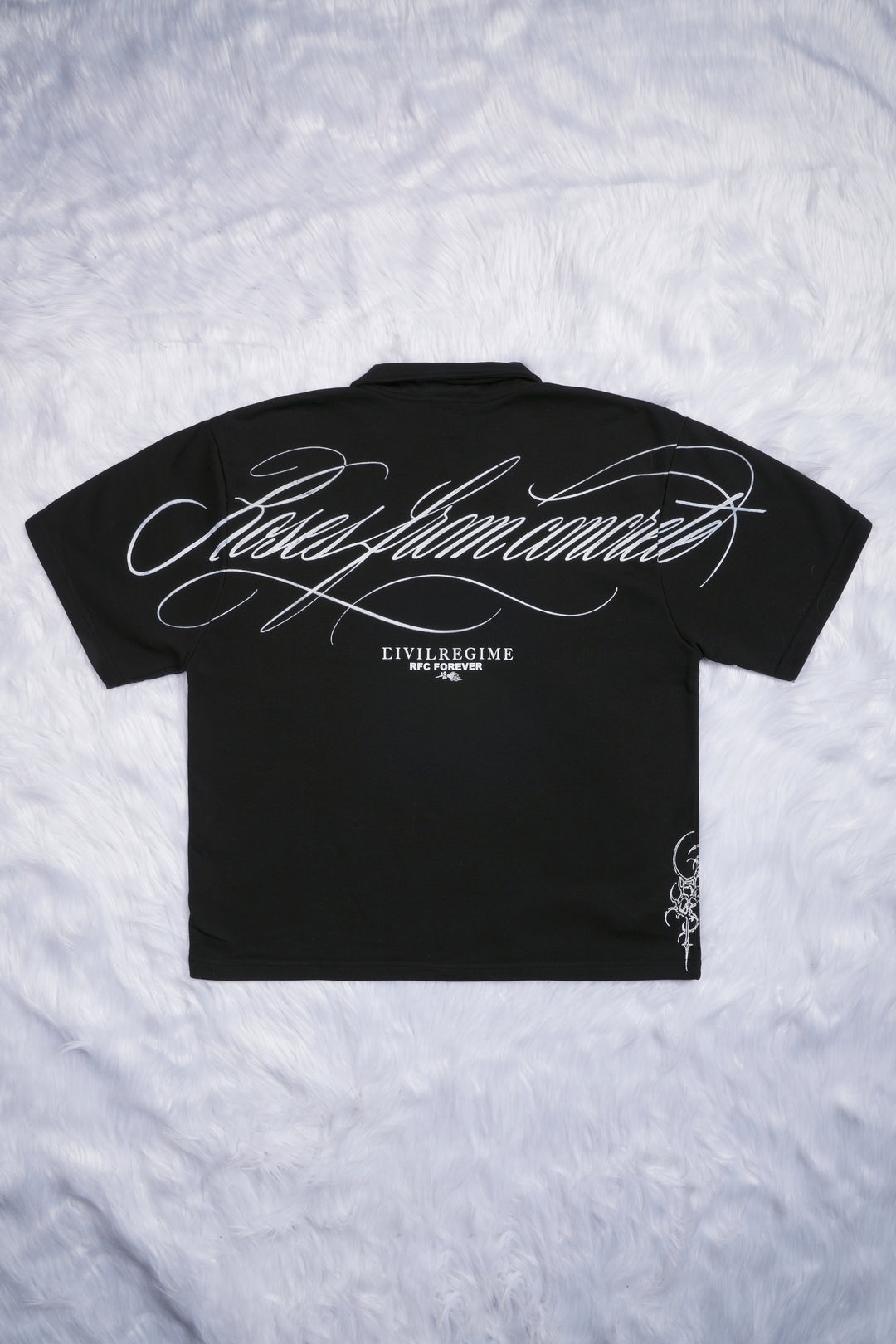 Desolate Polo Shirt in Black