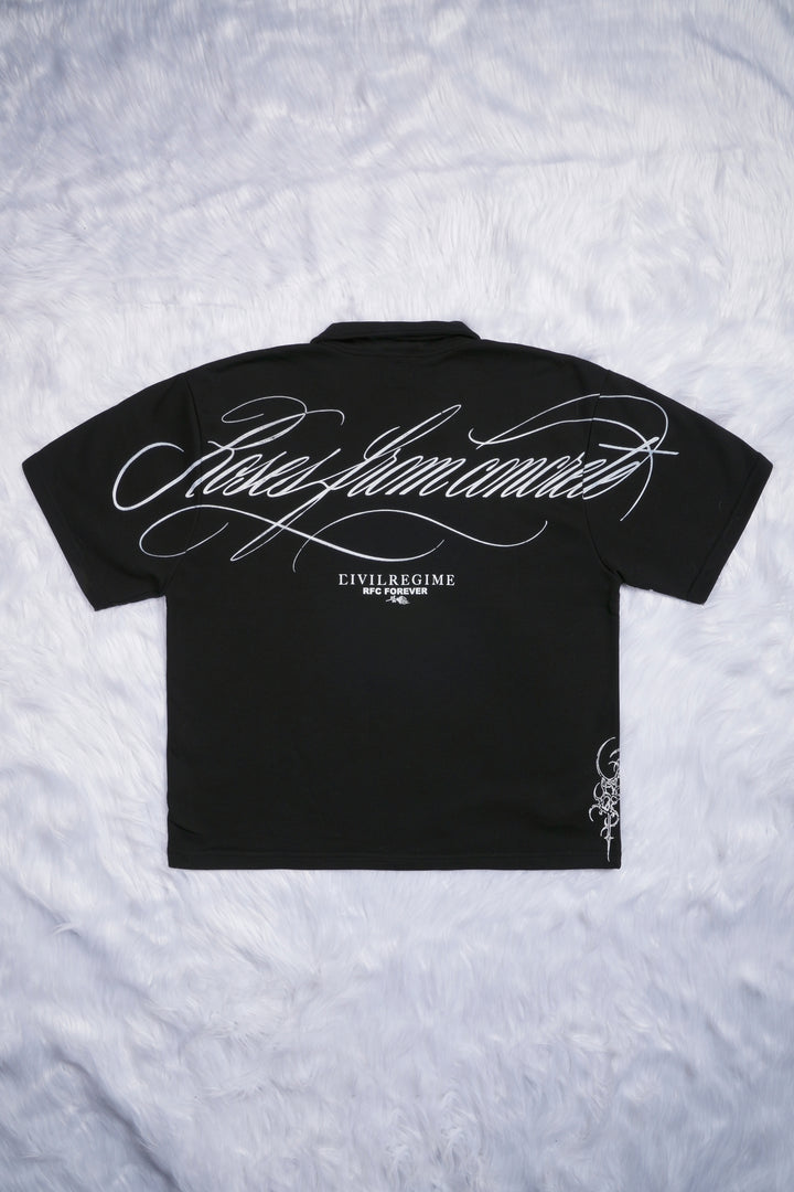 Desolate Polo Shirt in Black