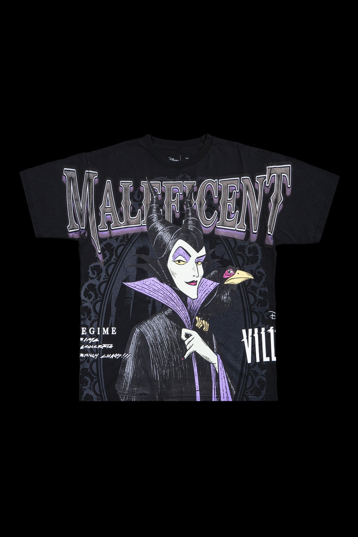 Mistress Of Evil Boxy Tee in Vintage Black