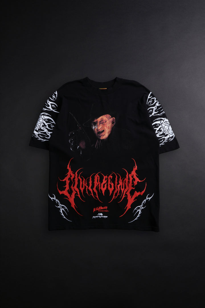 Freddy's Metal Core American Classic Oversized Tee in Black