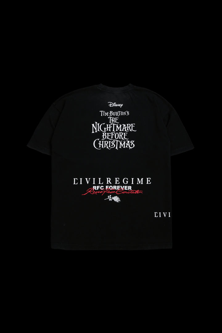Vampire Teddy American Classic Oversized Tee in Vintage Black