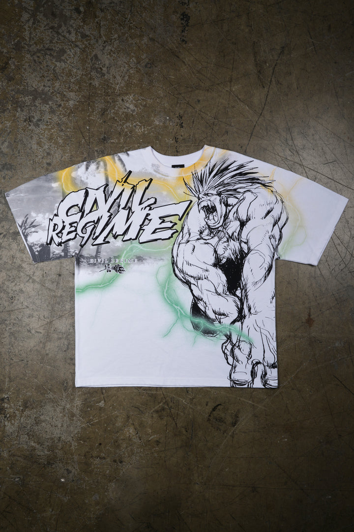 Warrior Of The Amazon SBS 199X Oversized Tee in White