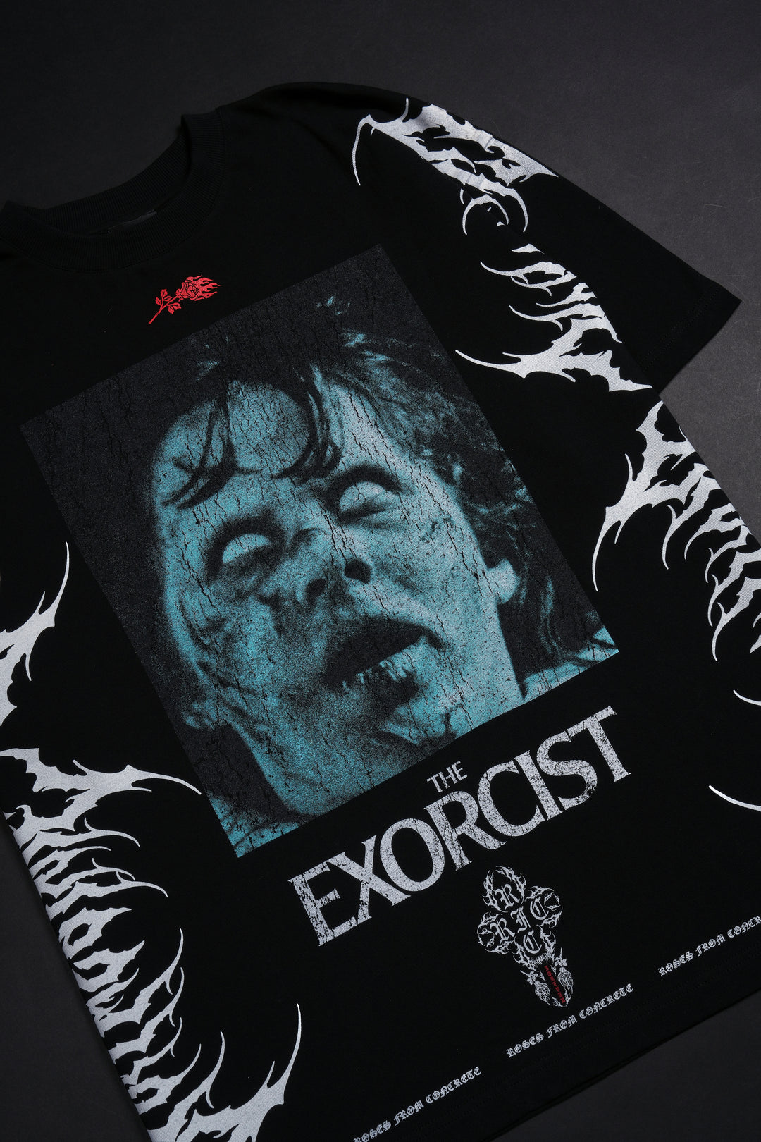 Exorcist American Classic Oversized Tee in Black