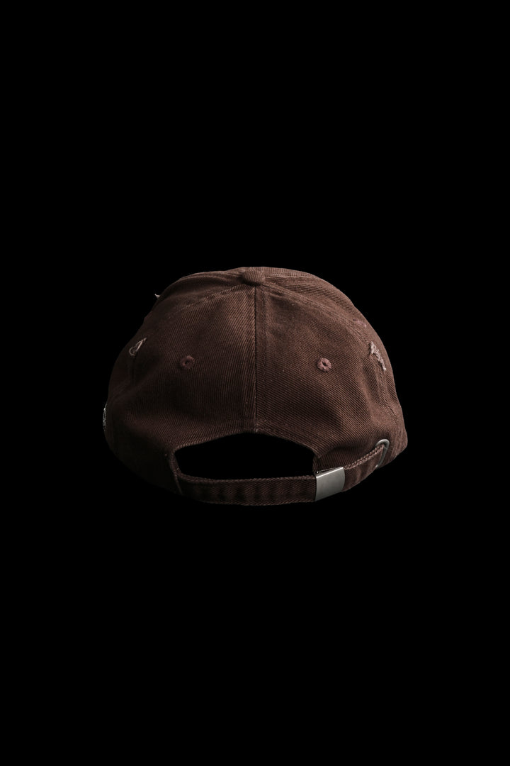 Civil Hesh Piereced Heritage Dad Hat in Brown