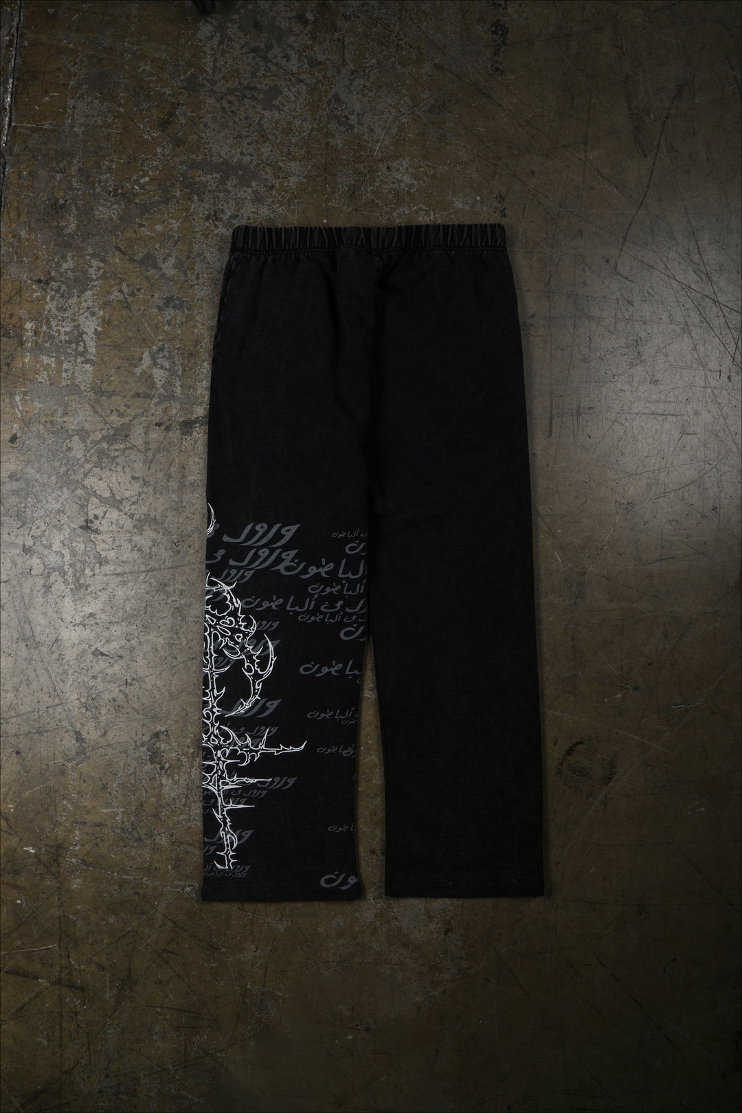 Runner Eternal Wide Leg Fleece Pants in Vintage Black
