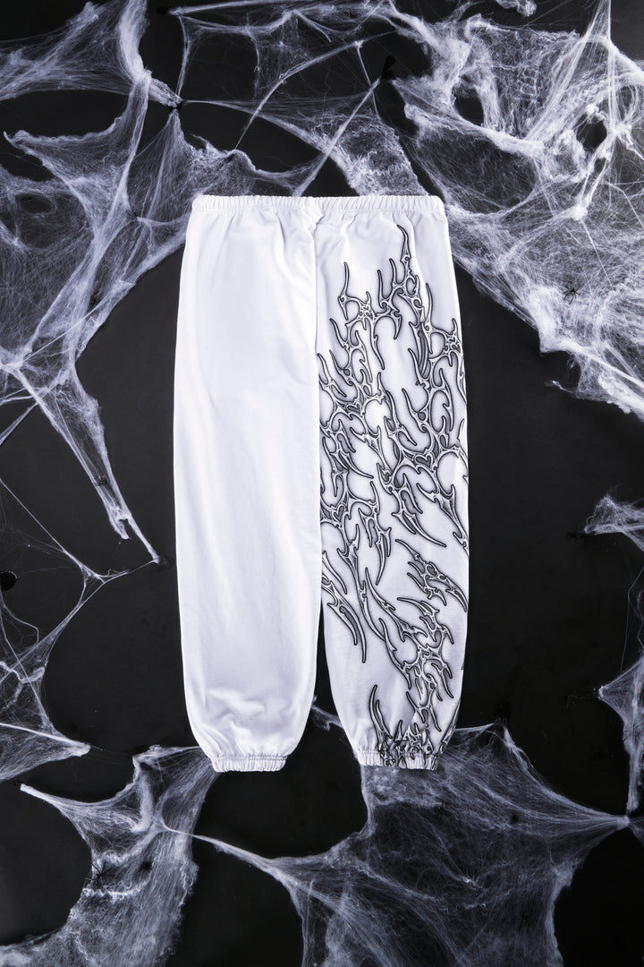 Nightfall Lounger Sweat Pants in White