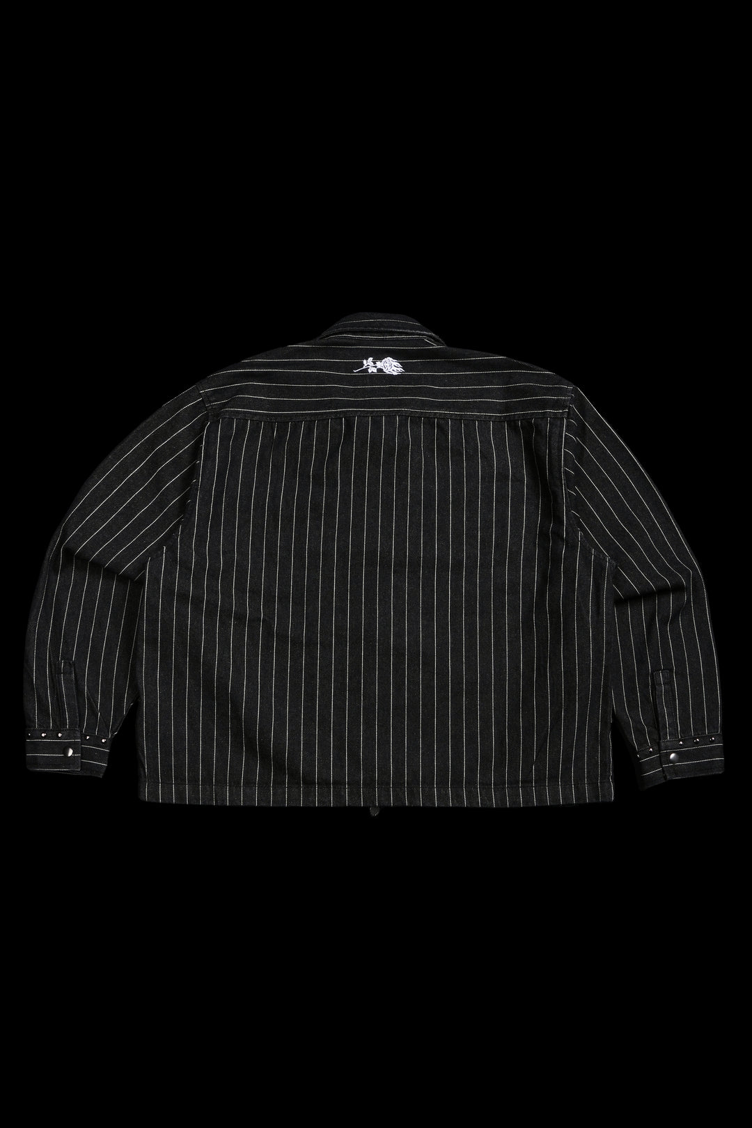 Eternal Love Vince L/S Shirt in Black/White Pinstripe