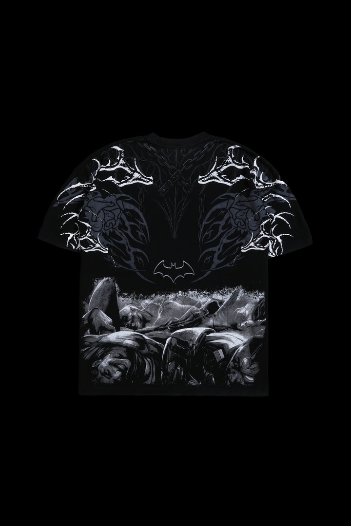 Blood Of Enemies American Classic Oversized Tee in Vintage Black