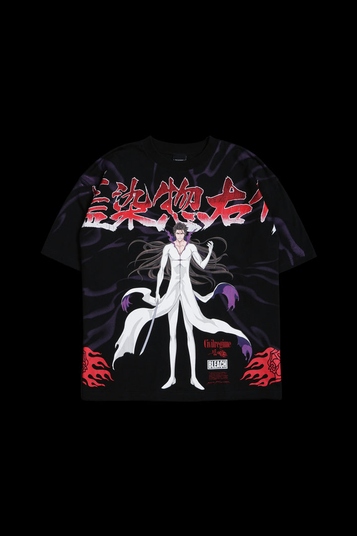 Aizen's Chaos 199X Oversized Tee in Black