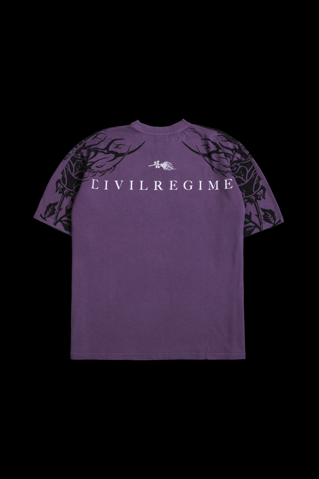 Tragic Romance American Classic Oversized Tee in Lavender Fade