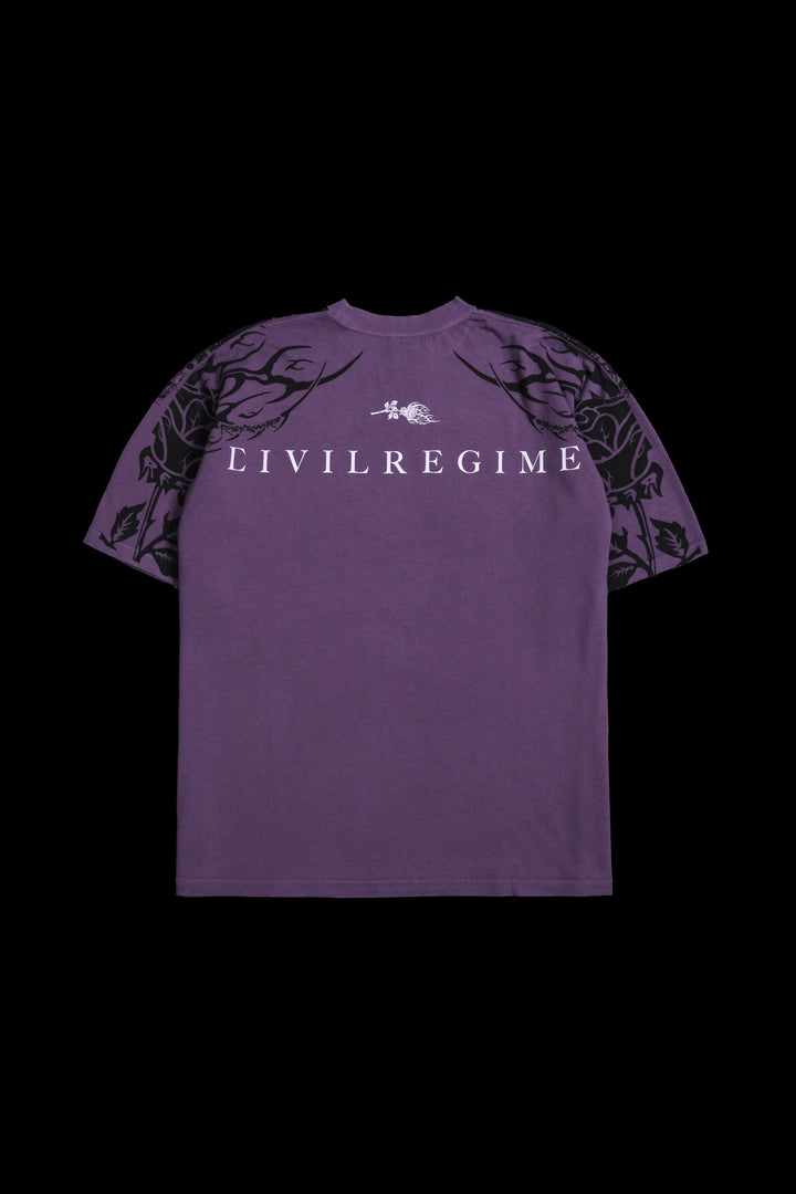 Tragic Romance American Classic Oversized Tee in Lavender Fade