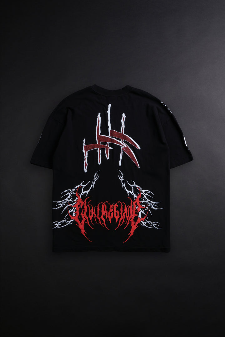 Freddy's Metal Core American Classic Oversized Tee in Black