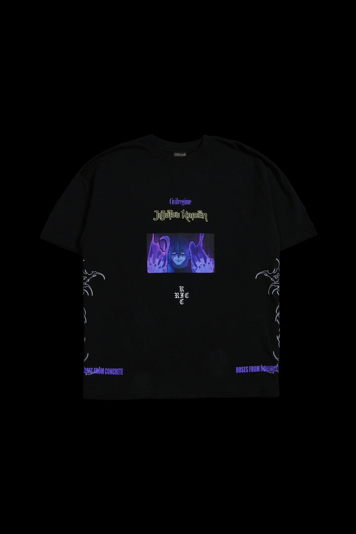 Blood And Soul American Classic Oversized Tee in Black