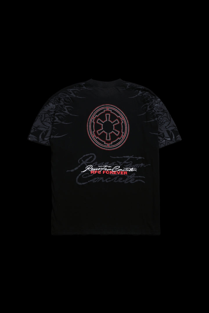 Rise From The Ashes American Classic Oversized Tee in Vintage Black