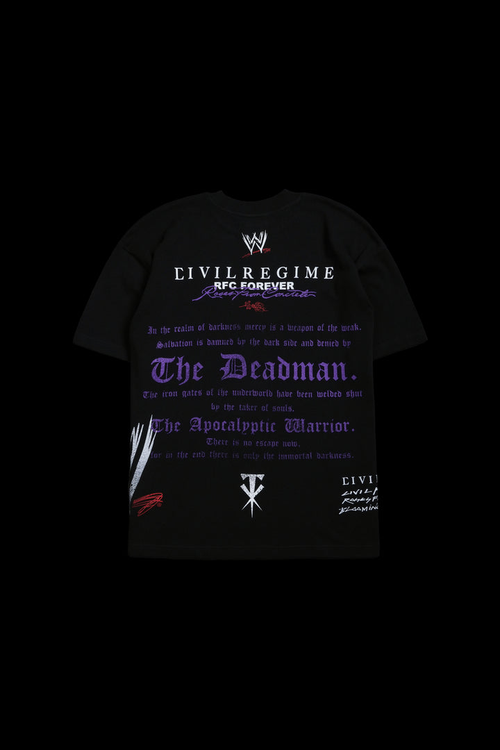 Deadman Warrior American Classic Oversized Tee in Black