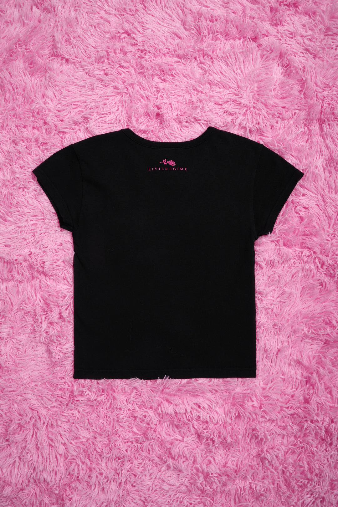 Justified Either Way Baby Tee in Black