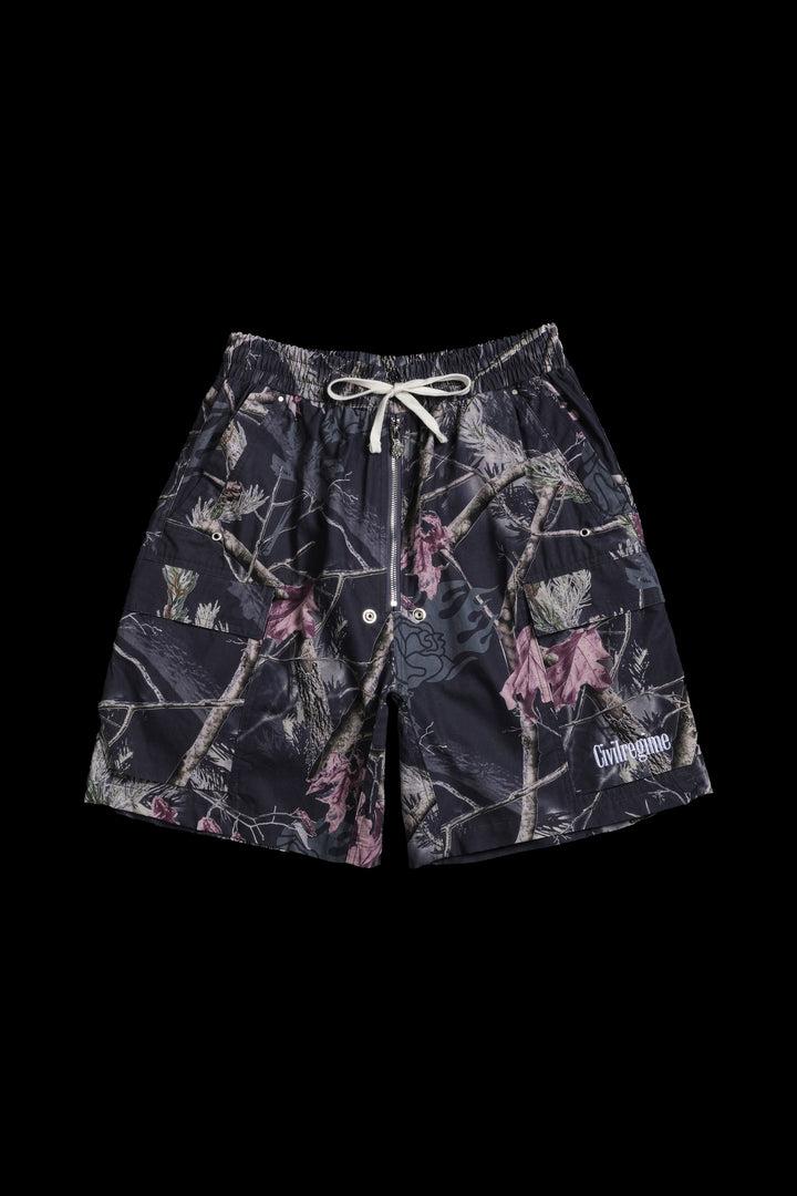Civil Core Ultra Baggy Cargo Shorts in Bankai Camo