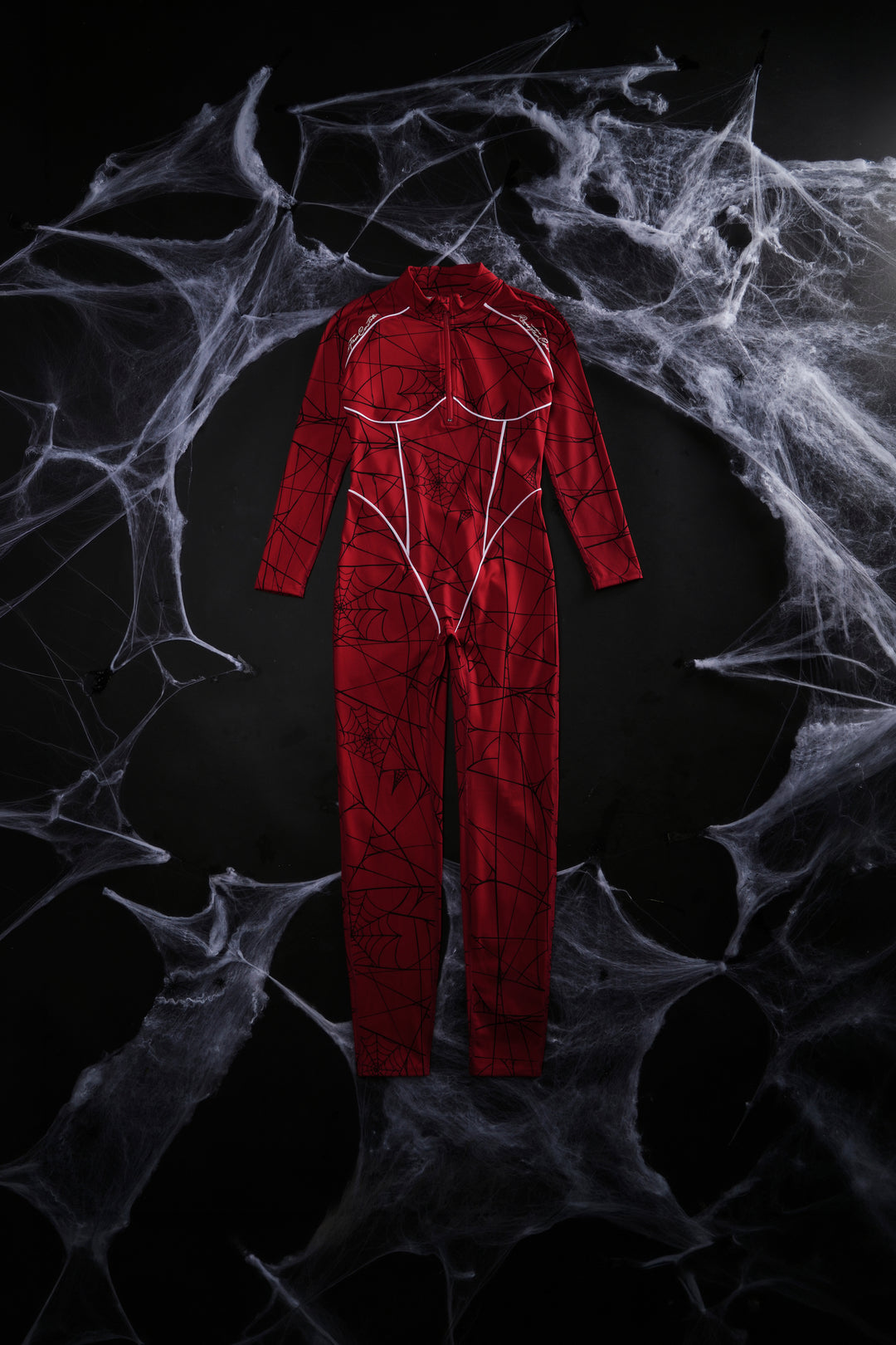 Urban Web Cat Suit in E-Red
