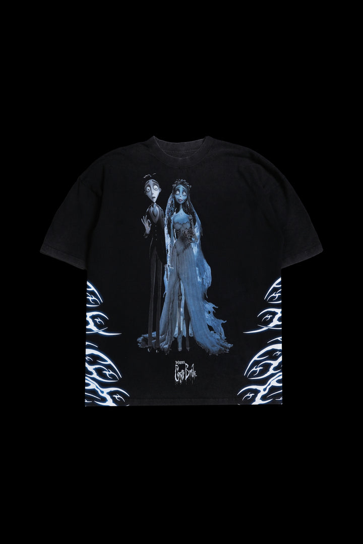 Moonlit Vows American Classic Oversized Tee in Vintage Black