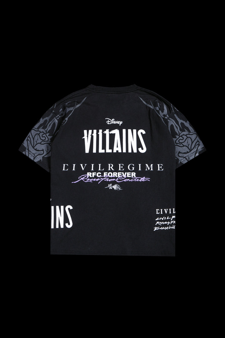 Mistress Of Evil Boxy Tee in Vintage Black