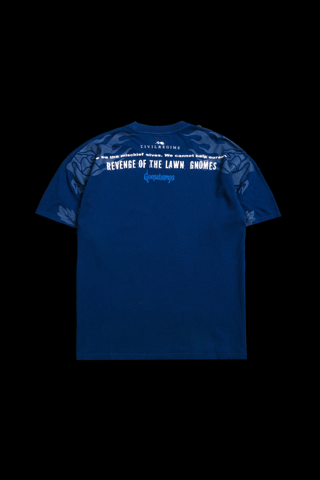 Lawn Gnomes American Classic Oversized Tee in Deep Sea Blue