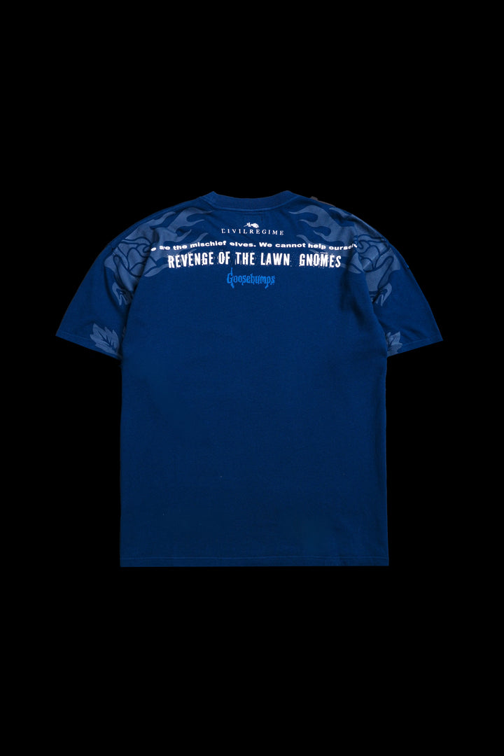 Lawn Gnomes American Classic Oversized Tee in Deep Sea Blue